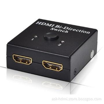 HDMI switcher box 2 in 1 out
